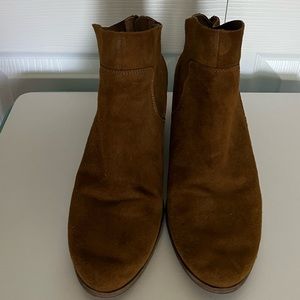 Lucky Brand Suede Ankle Boots, worn twice